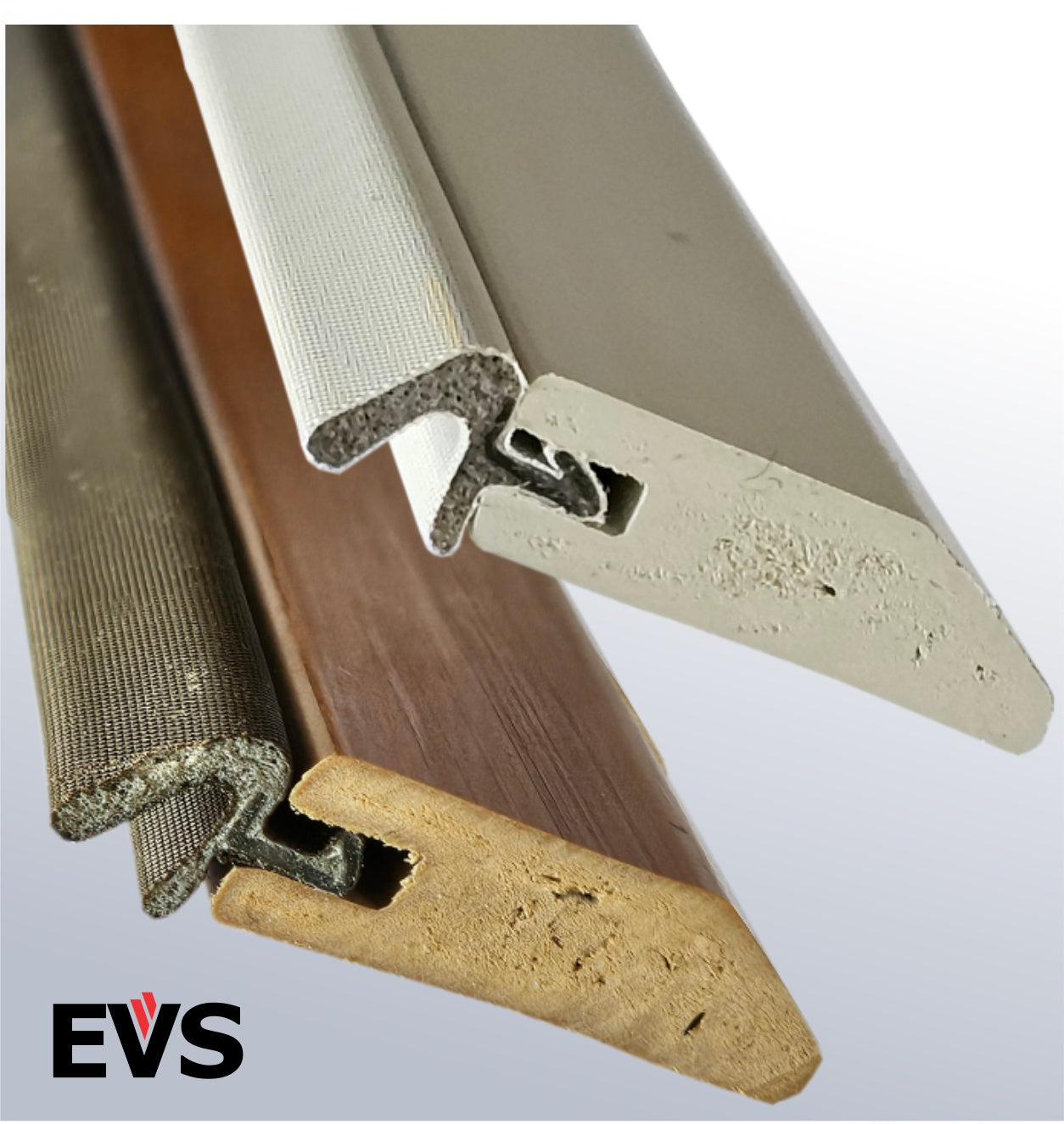 EVS draught stop for timber door surrounds.
