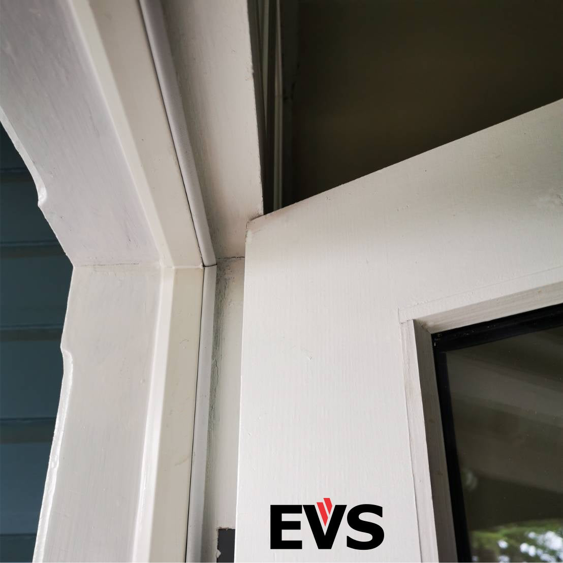 EVS draught stop for timber door surrounds.