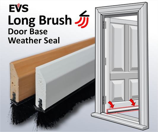 EVS Long Brush Door Base Weather Seal