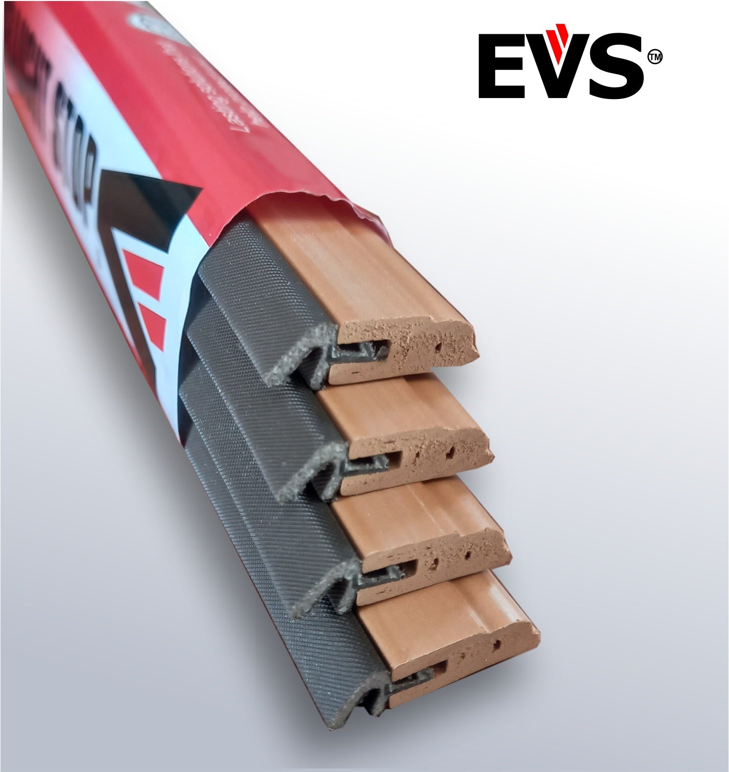 EVS slim-line draught stops for casement windows.